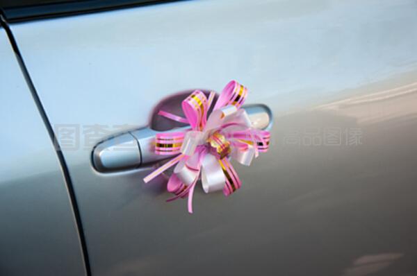 婚禮汽車裝飾.